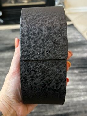 PRADA Black Magnetic Glasses Case
